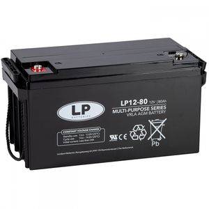 LANDPORT LP12-80 MULTIPURPOSE VRLA BATTERY
