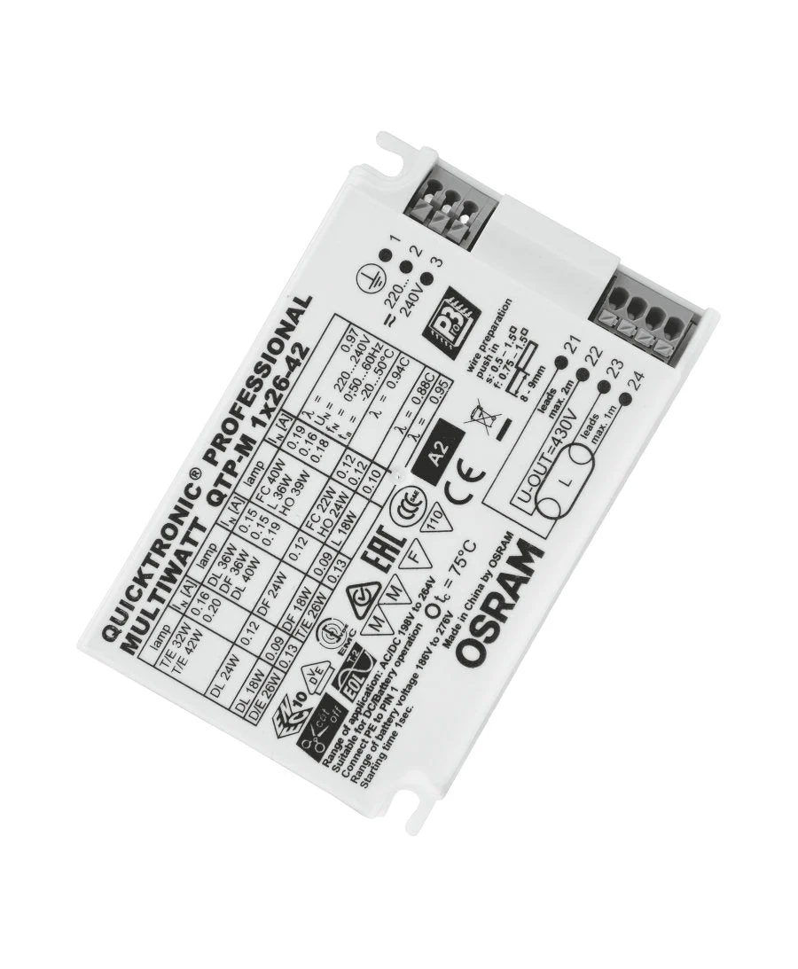 QTP-M12642 1X 26-42w Quicktronic Ballast ECG