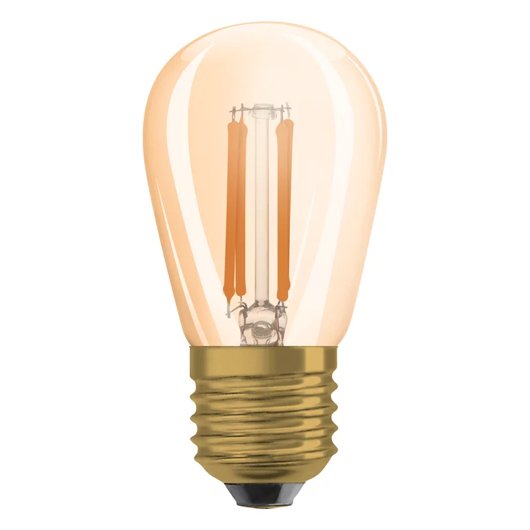 Ledvance Vintage 1906 Mini Edison ST 45 33 Filament DIM 4.8W 822 Gold E27 - Image 2