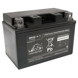 Leoch EB12A-4-1 AGM MOTORCYCLE BATTERY (YT12A-BS)
