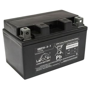 Leoch EBZ10-4-1 POWERSTART AGM MOTORCYCLE BATTERY