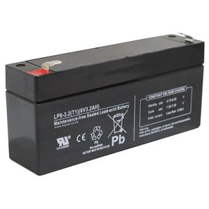 Leoch LP6-3.2 6V 3.2AH SEALED BATTERY