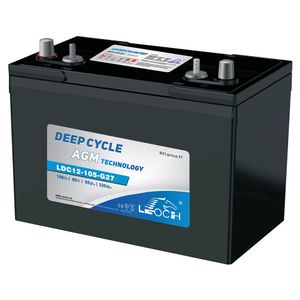 LEOCH SUPERIOR LEAD CARBON AGM 115AH BATTERY (LDC12-105-G27-DT)
