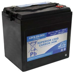 LEOCH SUPERIOR LEAD CARBON AGM 6V 246AH BATTERY LDC6-224-GC2