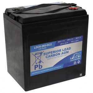 LEOCH SUPERIOR LEAD CARBON AGM 6V 285AH BATTERY LDC6-265-GC2