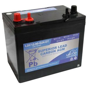 LEOCH SUPERIOR LEAD CARBON AGM 93AH BATTERY LDC12-90-G24-DT