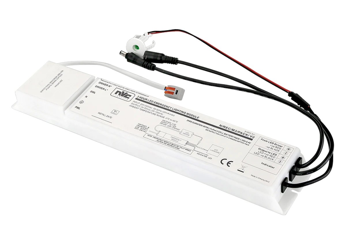 LiFe Self Test M3 Emergency Pack For Recessed Product Ranges