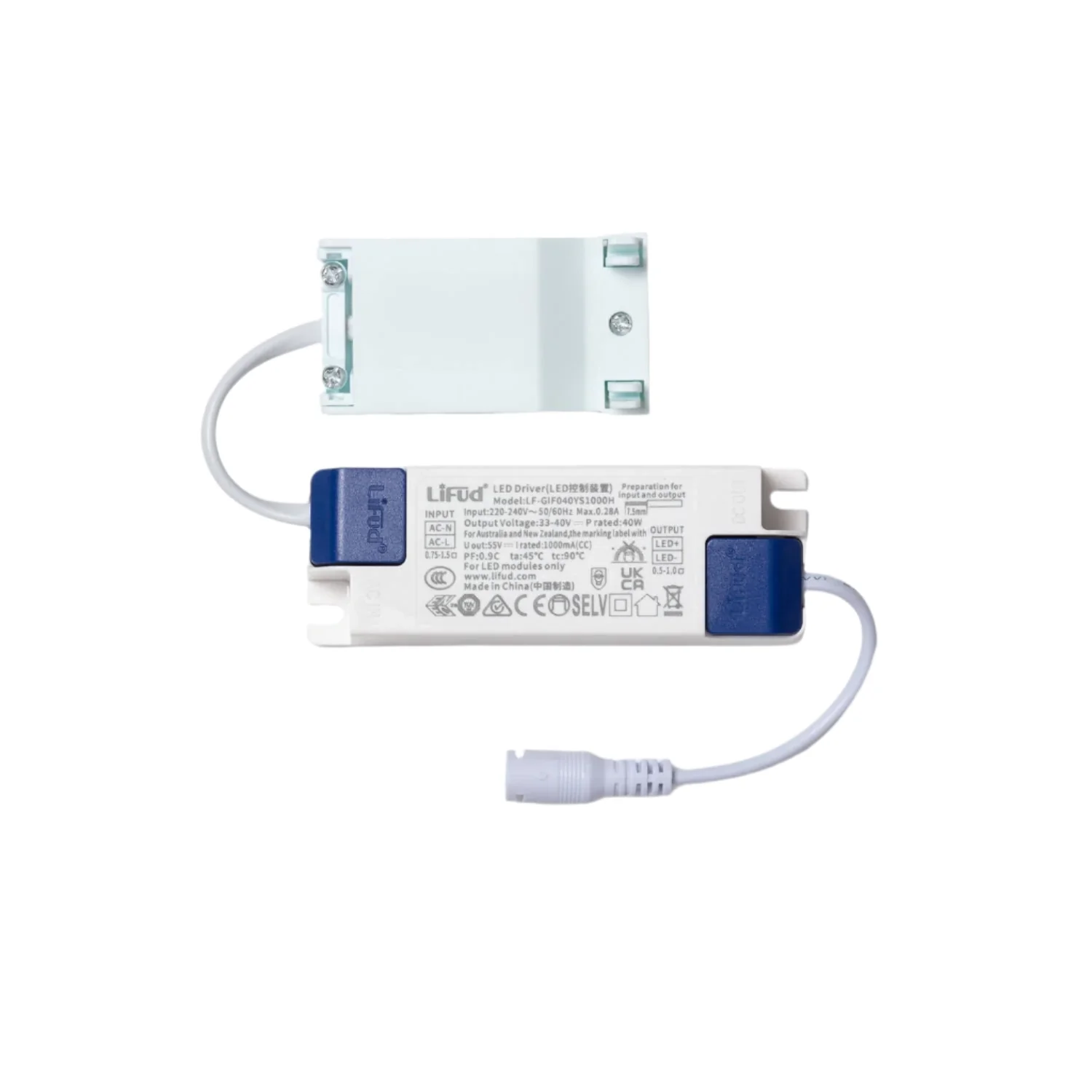Lifud Driver 33-40V Output 1000mA 40W LF-GIF040YS1000H with JuntBox