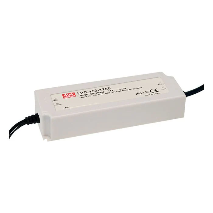 LPC-150-S - Mean Well LPC-150 Series IP67 Rated LED Driver 350-3150mA 150W