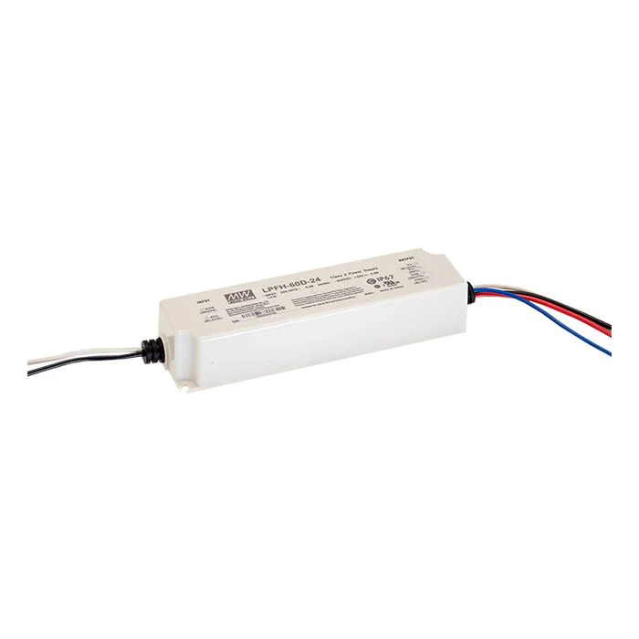 LPFH-60D-S - Mean Well LPFH-60D Series LED Driver 1.12-5A 60W