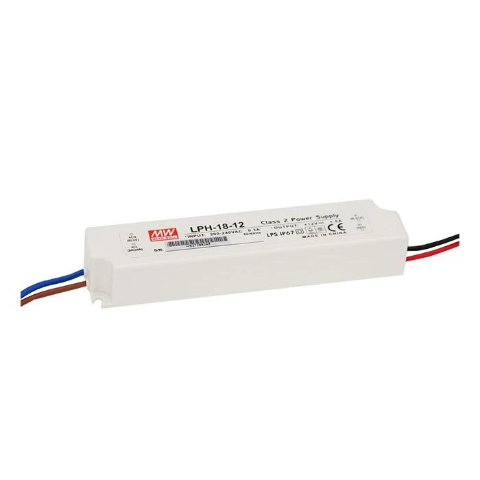 LPH-18-S - Mean Well LPH-18 Series IP67 Rated LED Driver 18W - 20W 12V – 36V