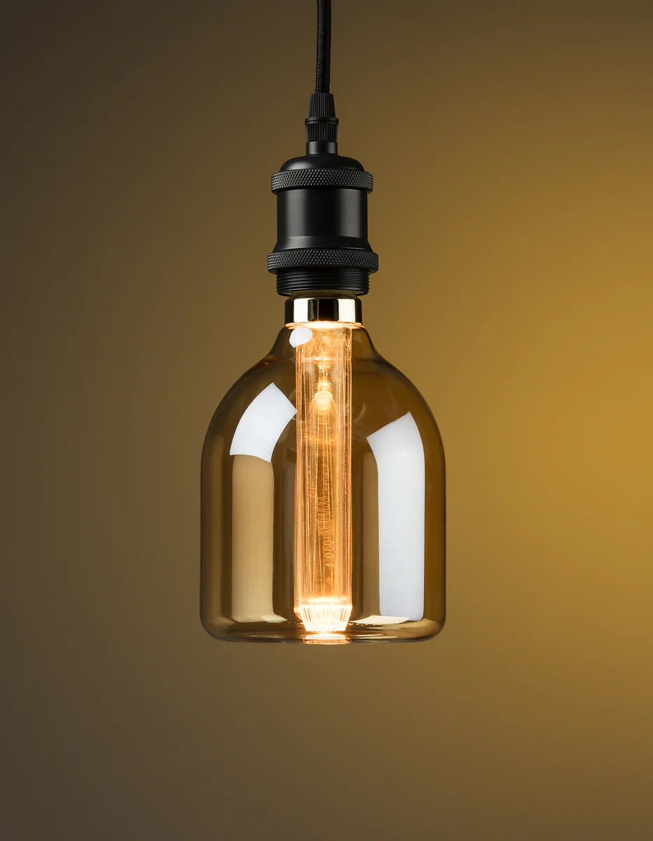 Knightsbridge LU3ACH LUNA 230V 3W ES LED Chalice Retro Lamp 1800K - DISCONTINUED