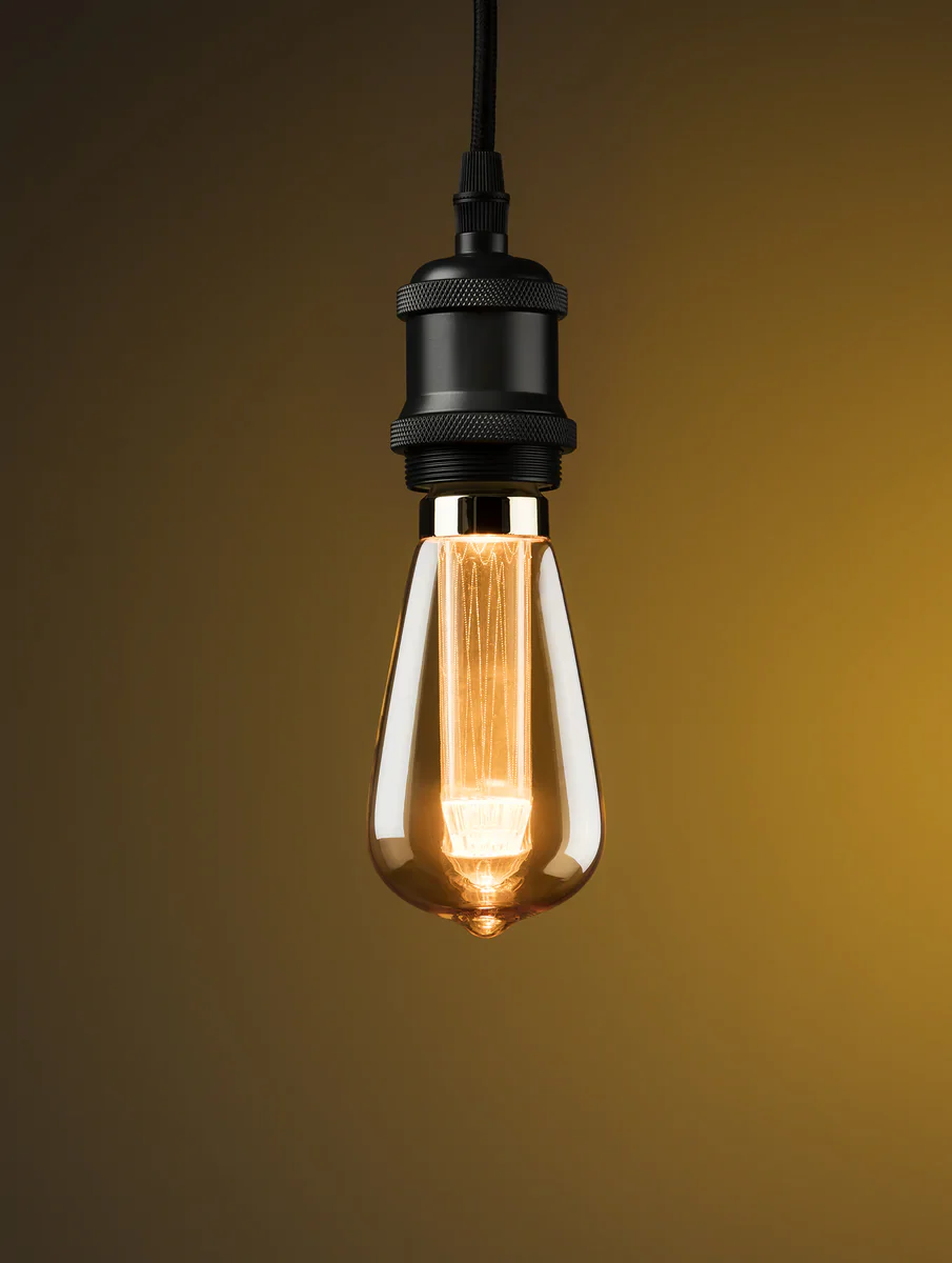 Knightsbridge LU3AST LUNA 230V 3W ES LED ST64 Retro Lamp 1800K - DISCONTINUED