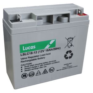 Lucas LSLC18-12 SEALED LEAD ACID BATTERY 12V 18AH