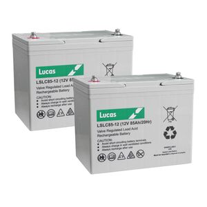 Lucas PAIR OF LSLC85-12 SEALED BATTERIES 12V 85AH
