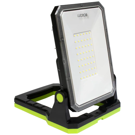 Luceco LED Foldable Magnetic Work Light Fully Rechargeable 10W 1300lm