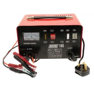 MAYPOLE MP716 12/24V 12A METAL BATTERY CHARGER