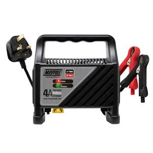 MAYPOLE MP7404 12V 4A COMPACT BATTERY CHARGER