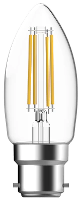 Megaman 4.2W Filament Candle B22 2700K Dimming 470lm - 710509E