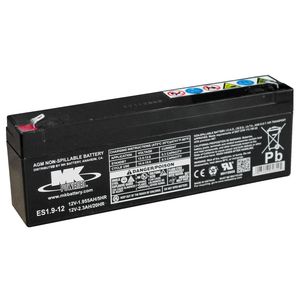 MK ES1.9-12 AGM 12V MOBILITY VRLA BATTERY 12V 2.3AH