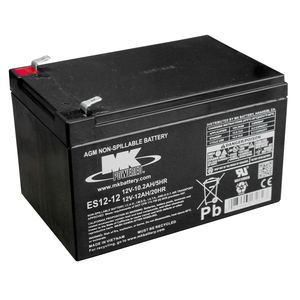 MK ES12-12 AGM 12V MOBILITY VRLA BATTERY 12V 12AH
