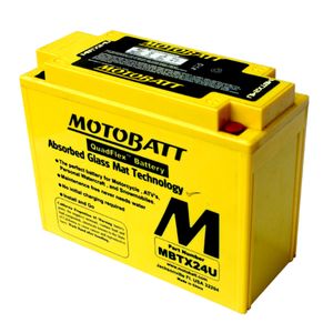 Motobatt MBTX24U QUADFLEX AGM BIKE BATTERY 12V 25AH