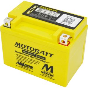 Motobatt MBTX4U QUADFLEX AGM BIKE BATTERY 12V 4AH