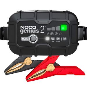NOCO GENIUS2UK 2A ULTRASAFE 6V / 12V BATTERY CHARGER AND MAINTAINER