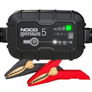 NOCO GENIUS5UK 5A ULTRASAFE 6V / 12V BATTERY CHARGER AND MAINTAINER GENIUS 5