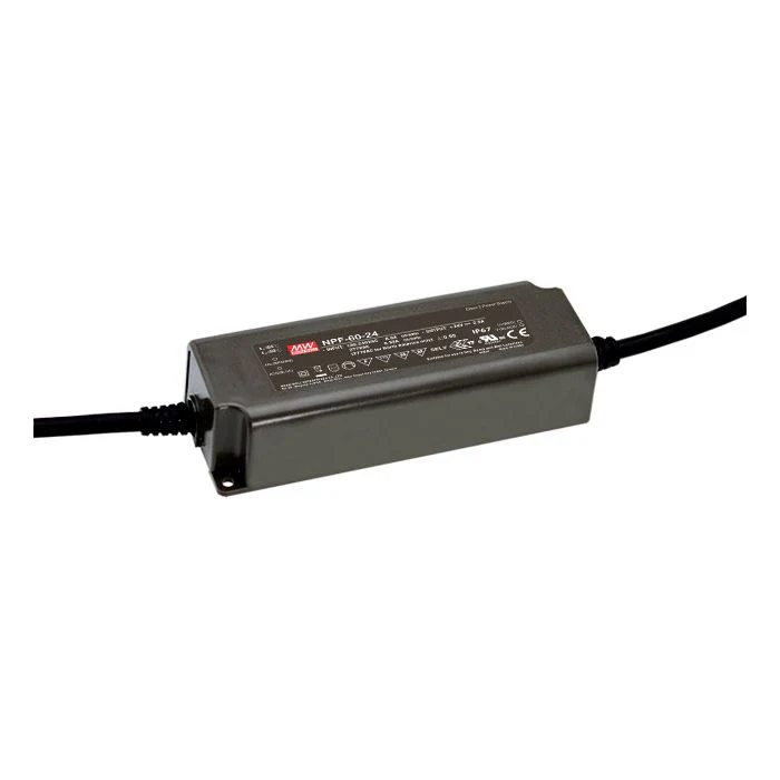 NPF-60-S - Mean Well NPF-60-S Series IP67 Rated LED Driver 1.12-5A 60W