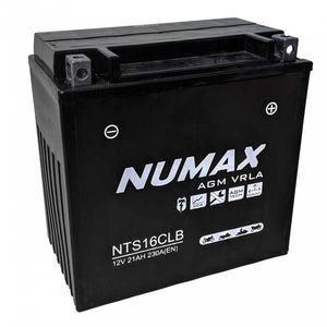 Numax YB16CL-B (MB12V16CLB) SEALED BATTERY NTS16CLB