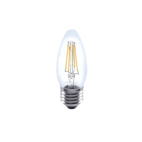 OMNI FILAMENT CANDLE BULB E27 470LM 4.2W 2700K DIMMABLE 320 BEAM CLEAR FULL GLASS INTEGRAL