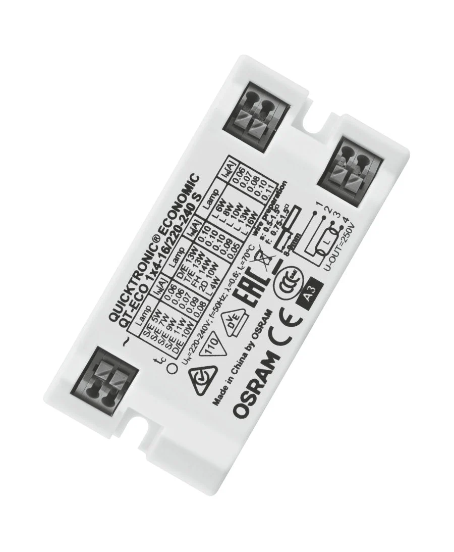 Osram QT-ECO 1x4-16/220-240 S QUICKTRONIC ECONOMIC | ECG for FL 7 mm and CFL - DISCONTINUED