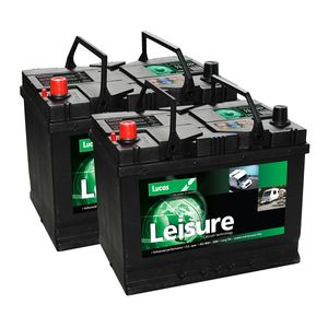 PAIR OF LL22MF LEISURE BATTERIES 75AH