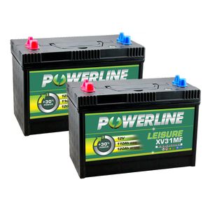 PAIR OF XV31MF LEISURE BATTERY 12V
