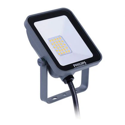 Philips BVP164 LED12/840 PSU 10W SWB CE - LED Floodlight Ledinaire BVP164 Grey 10W 1200lm 110D - 840 Cool White | IP65 Symmetricall - DISCONTINUED
