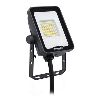Philips LED Floodlight Ledinaire BVP164 Grey 30W 3600lm 110D - 840 Cool White | IP65 Symmetrical - DISCONTINUED