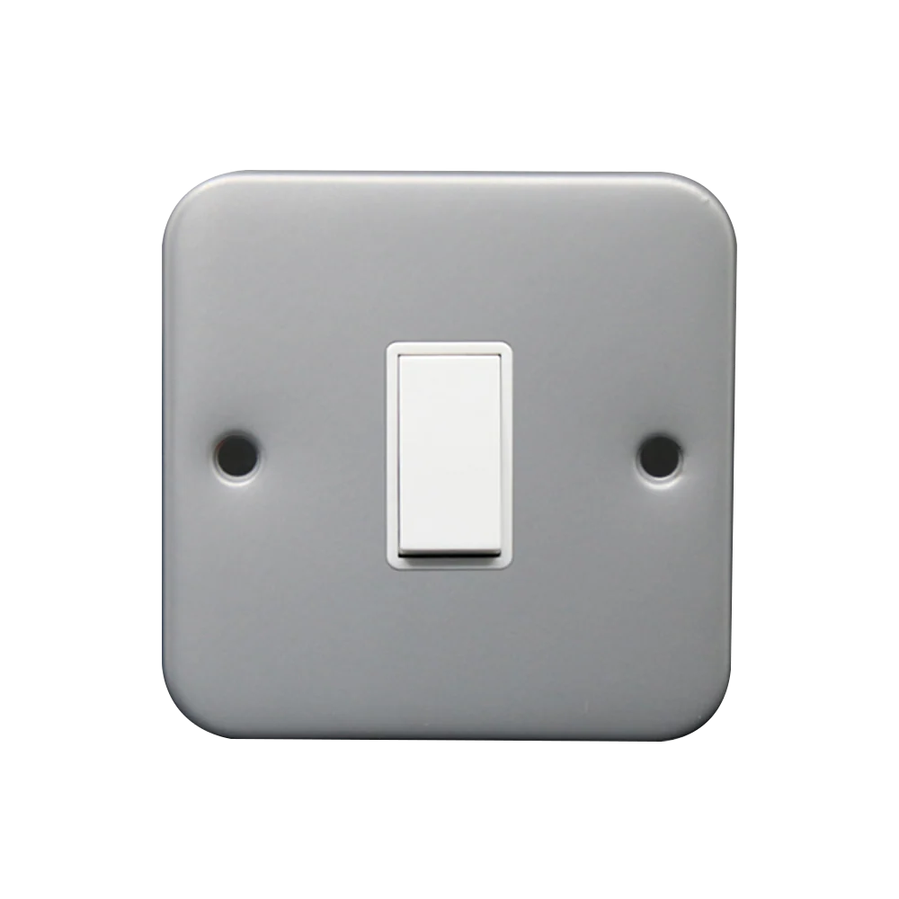 Caradok 1G 2Way 10A Switch Metalclad