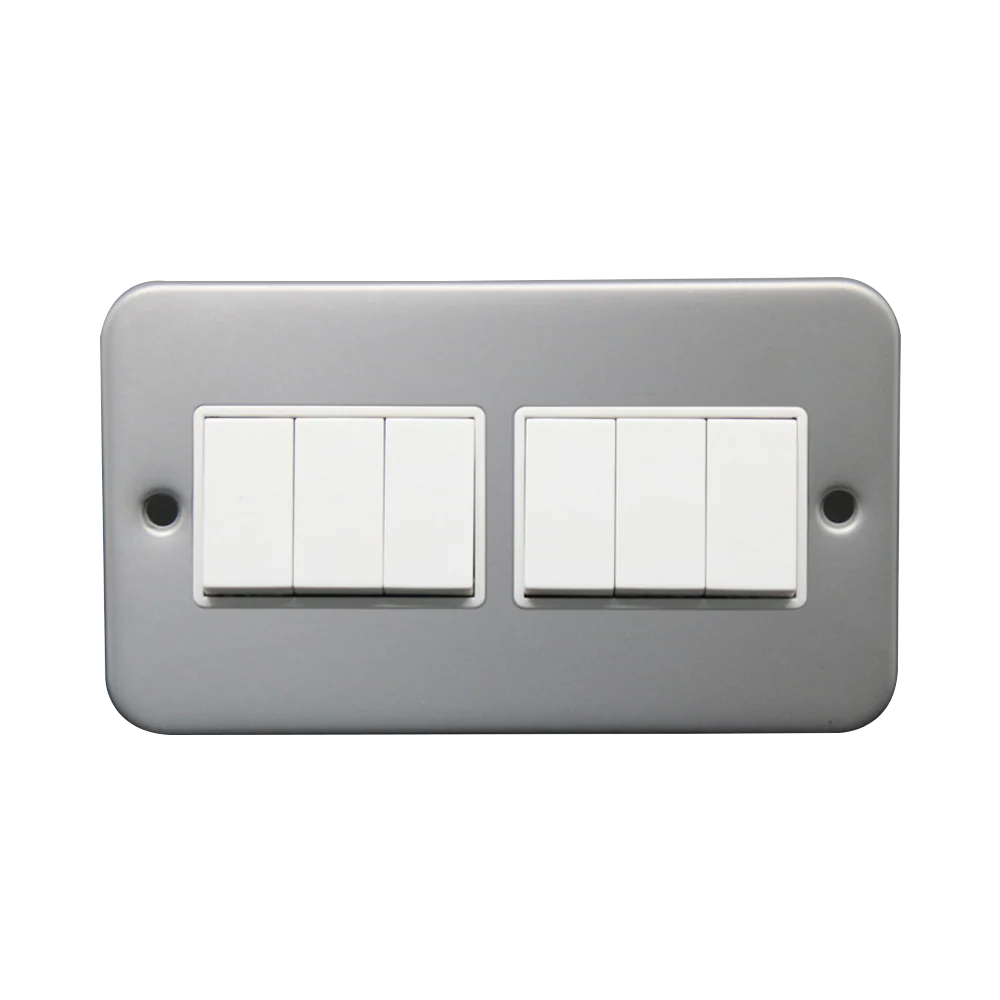 Caradok 6G 2Way 10A Switch Metalclad