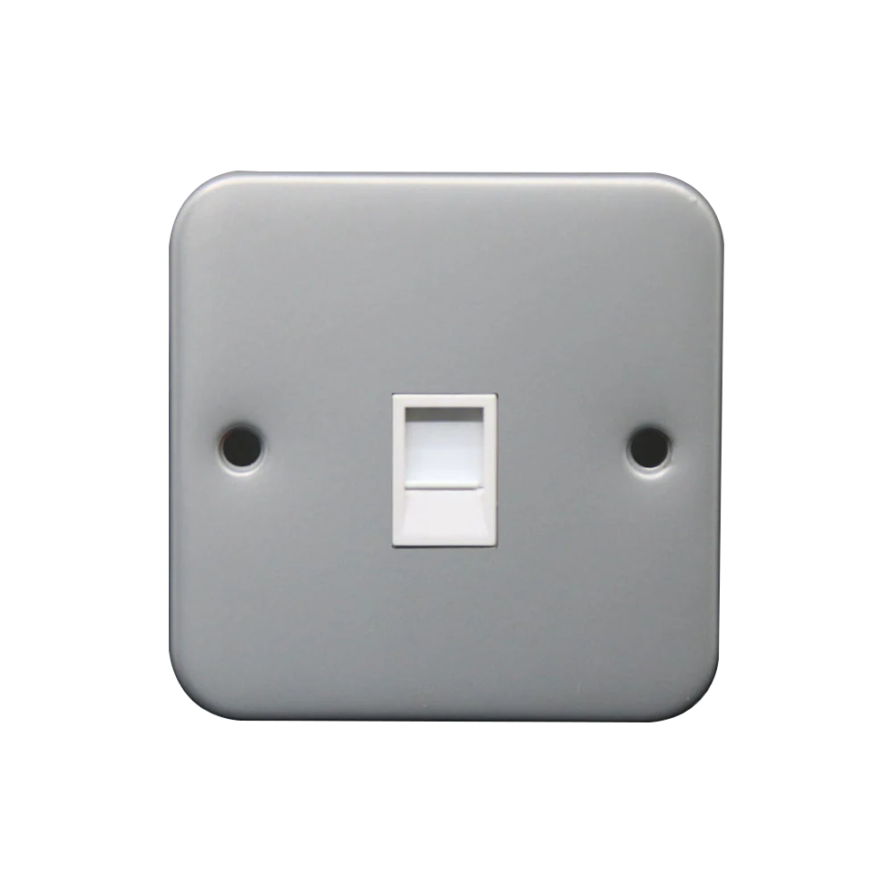 Caradok 1G RJ45 Cat5 Socket Metalclad