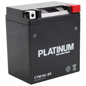 PLATINUM CTM10L-BS AGM MOTORCYCLE BATTERY