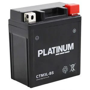 Platinum CTM3L-BS AGM MOTORCYCLE BATTERY