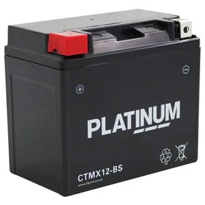Platinum CTMX12-BS AGM MOTORCYCLE BATTERY