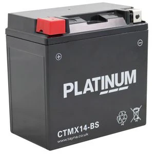Platinum CTMX14-BS AGM MOTORCYCLE BATTERY