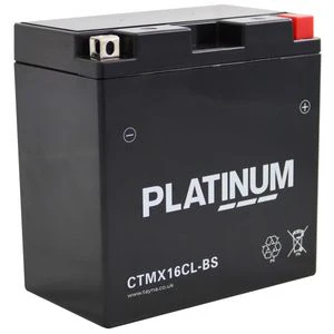 Platinum CTMX16CL-BS AGM MOTORCYCLE BATTERY