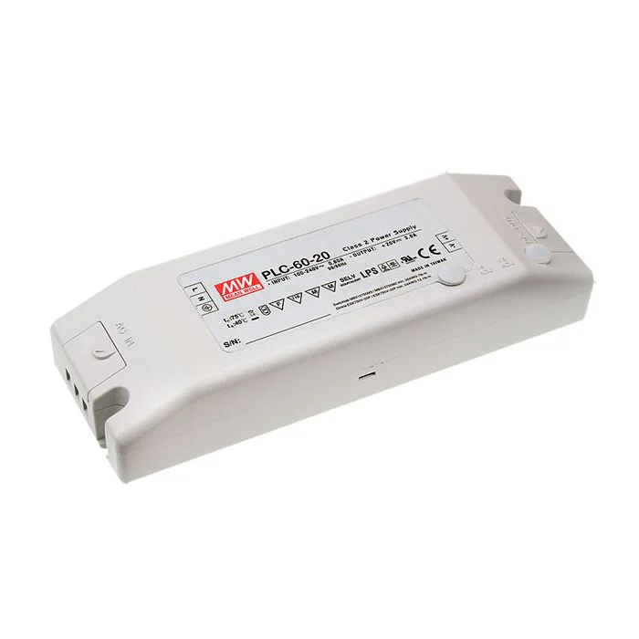 PLC-60-S - Mean Well PLC-60 Series LED Driver 60W 12V – 48V
