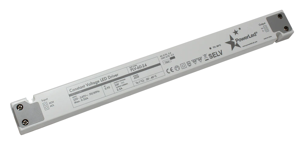 PLV-60-24 60W 24V Slimline  Non Dim
