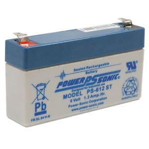 POWER SONIC PS-612 SEALED LEAD ACID (SLA) BATTERY 1.2AH