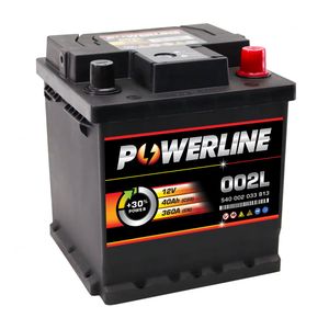 Powerline 002L / 202 CAR BATTERY 12V 40AH