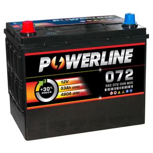 Powerline 072 CAR BATTERY 12V